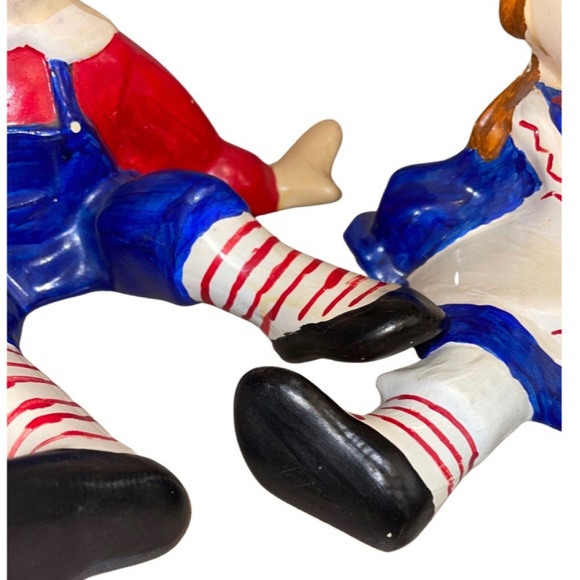 Vintage Raggedy Ann and Andy Hand Painted Ceramics: MCM: Retro Decor - Picture 3 of 6